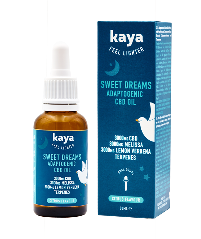 Kaya Sweet Dreams 10% CBD Öl Packshot 30mL