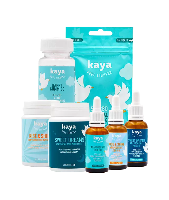 produits au cbd du pack sérénité kaya