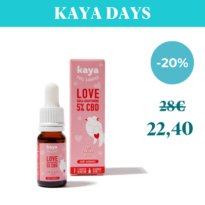 Huile adaptogène Love 5% CBD