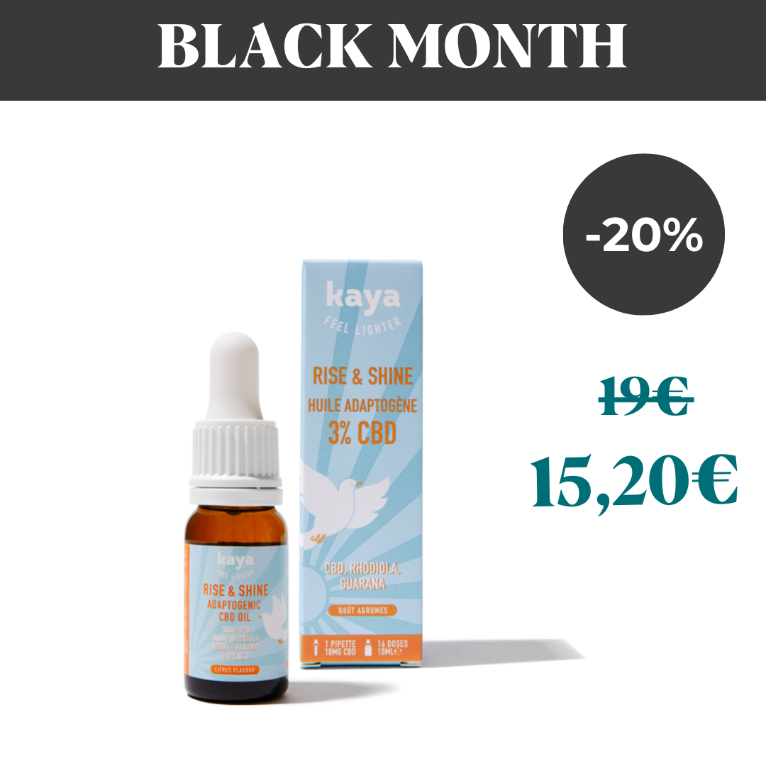 Olio adattogeno Rise & Shine 3% CBD