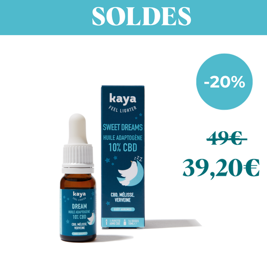 Huile adaptogène Sweet Dreams 10% CBD