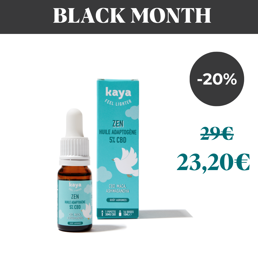 Huile adaptogène 5% CBD