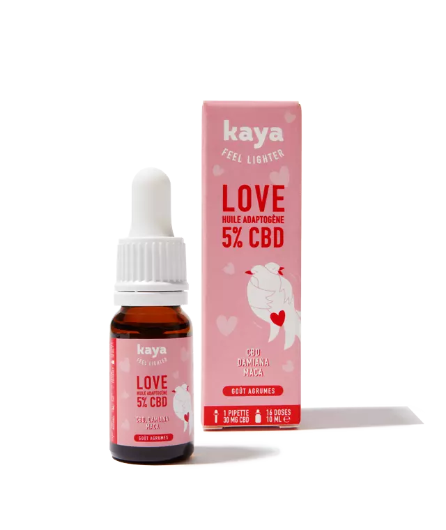 Huile adaptogène Love 5% CBD