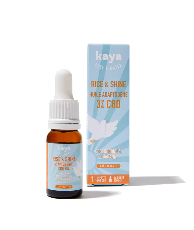 Huile adaptogène Rise & Shine 3% CBD