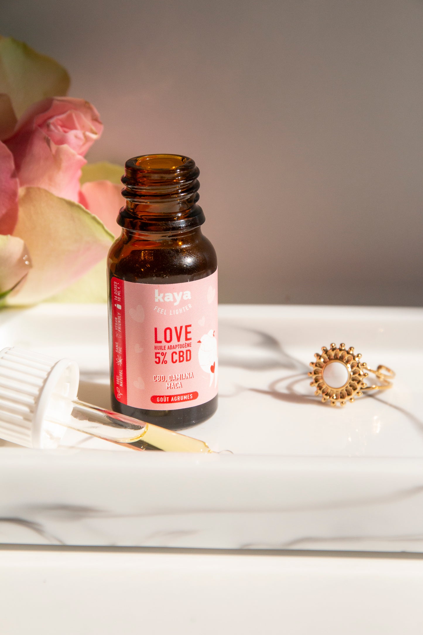 Huile adaptogène Love 5% CBD